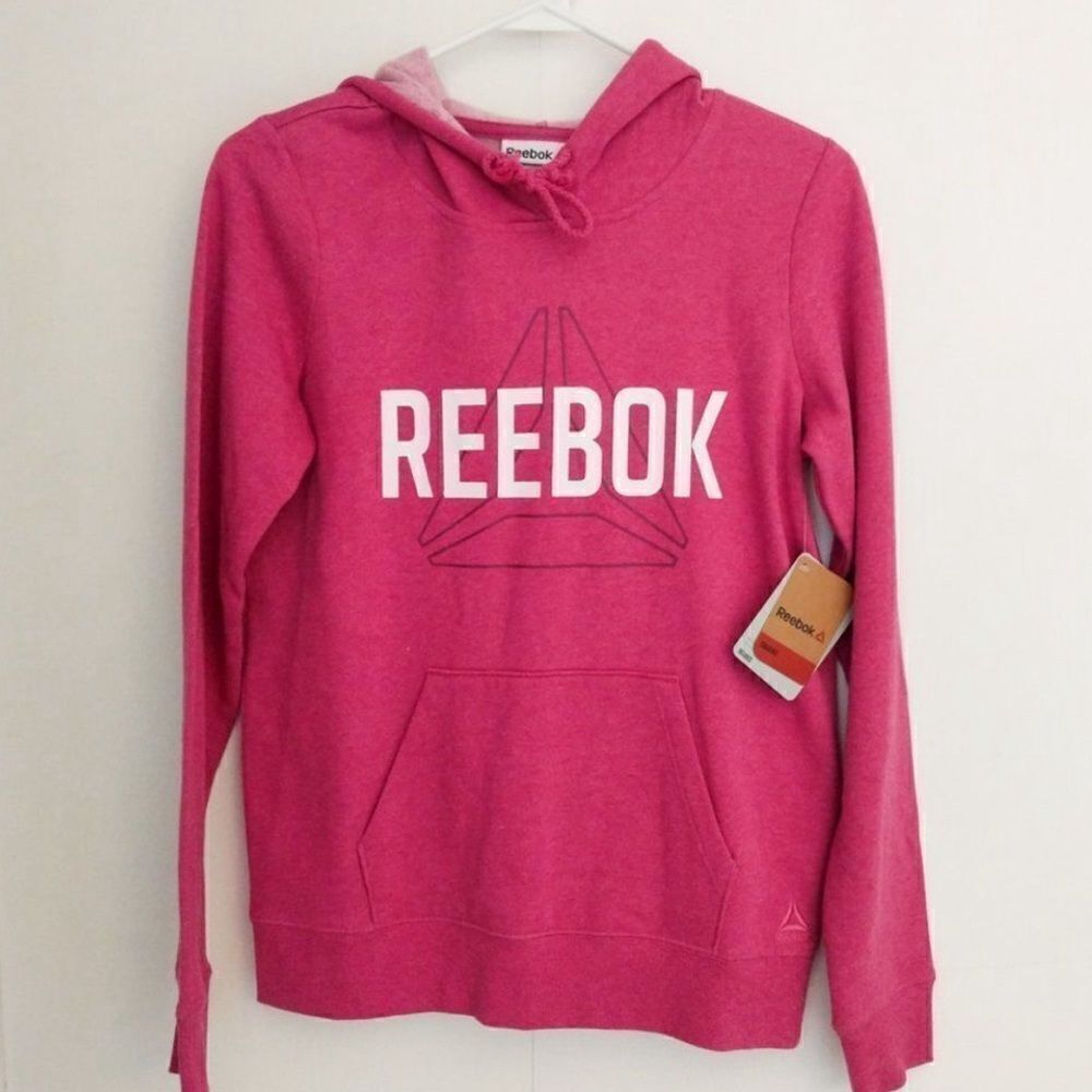 REEBOK Foundation Popover Hoodie Fuchsia Shock XS
